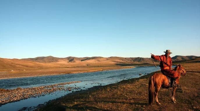 mongolian nomad predicting weather