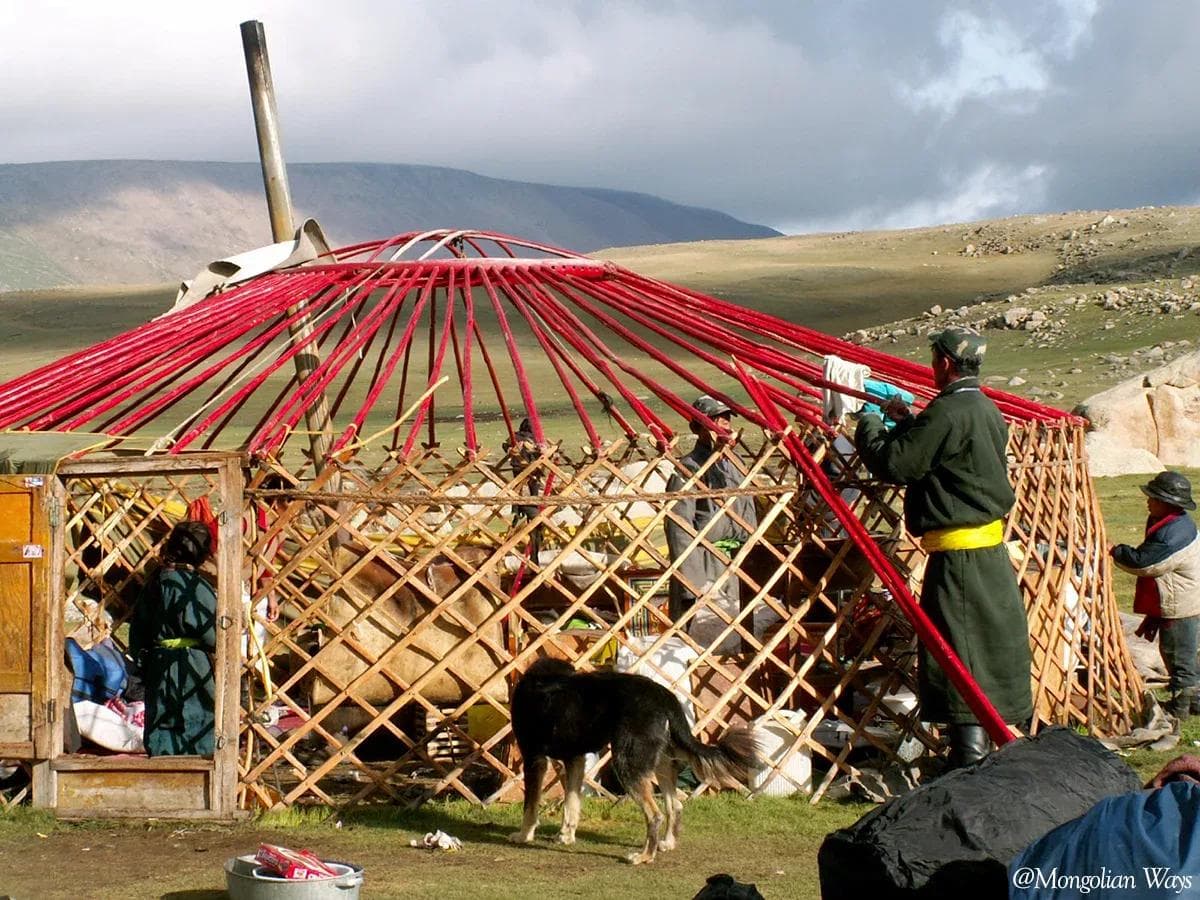 building a yurt